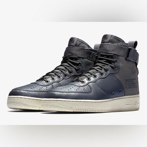 Like New Nike SF Air Force 1 Mid Dark Grey